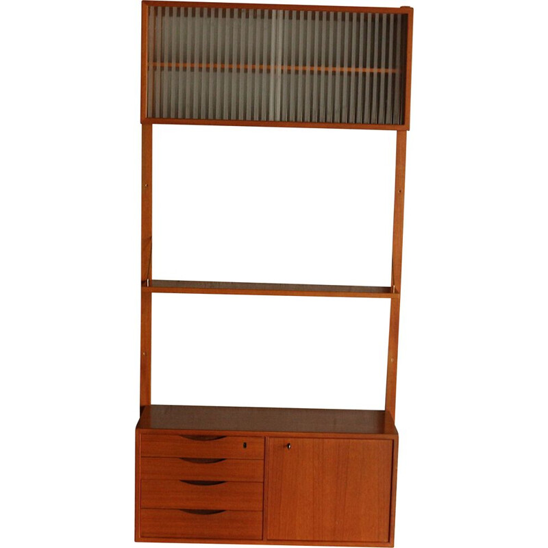Vintage Wall Bookcase Norway 1960