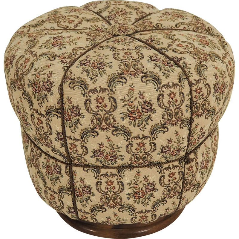 Vintage pouf Art Deco