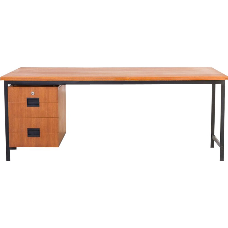 Vintage 'EU02' writing desk for Pastoe Cees Braakman 1960