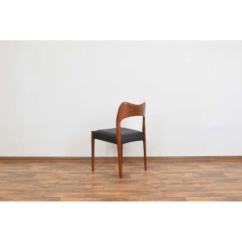 Set of 4 Mid-Century Teak Dining Chairs by Arne Hovmand-Olsen for Mogens Kold, 1960s