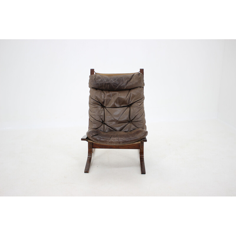 Fauteuil vintage d'Ingmar Relling pour Westnofa Norvège 1970