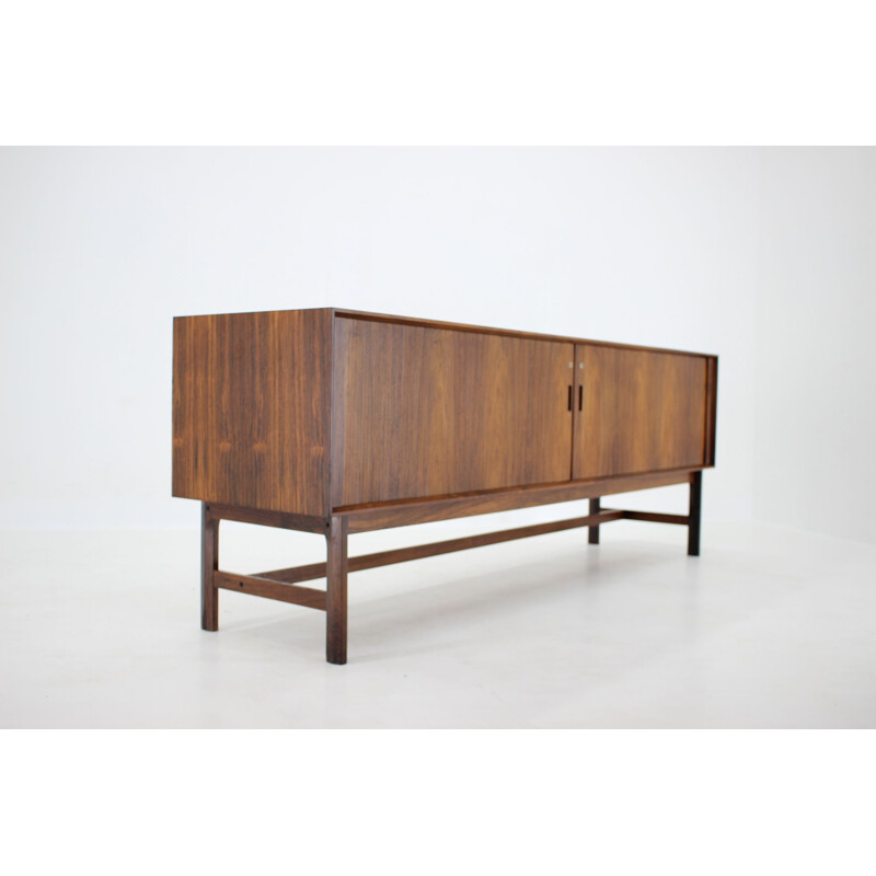 Vintage Arne Vodder Free Standing Long Palisander Sideboard Denmark 1960s