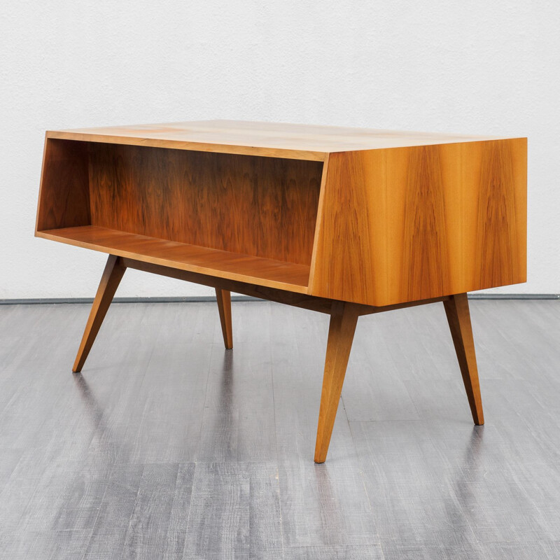 Vintage Franz Ehrlich walnut desk Germany 1960