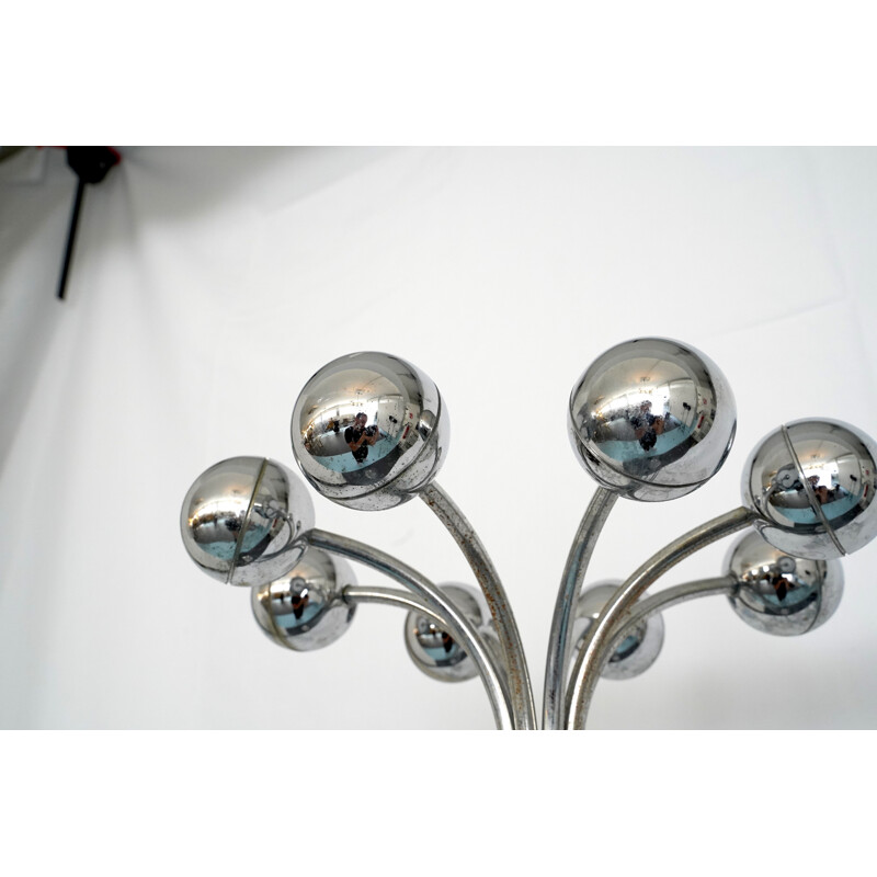 Vintage chrome clothes hangers by Reggiani Italy 1970s