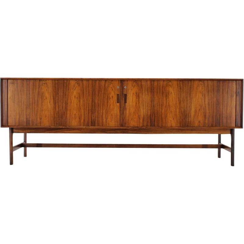 Vintage Arne Vodder Free Standing Long Palisander Sideboard Denmark 1960s