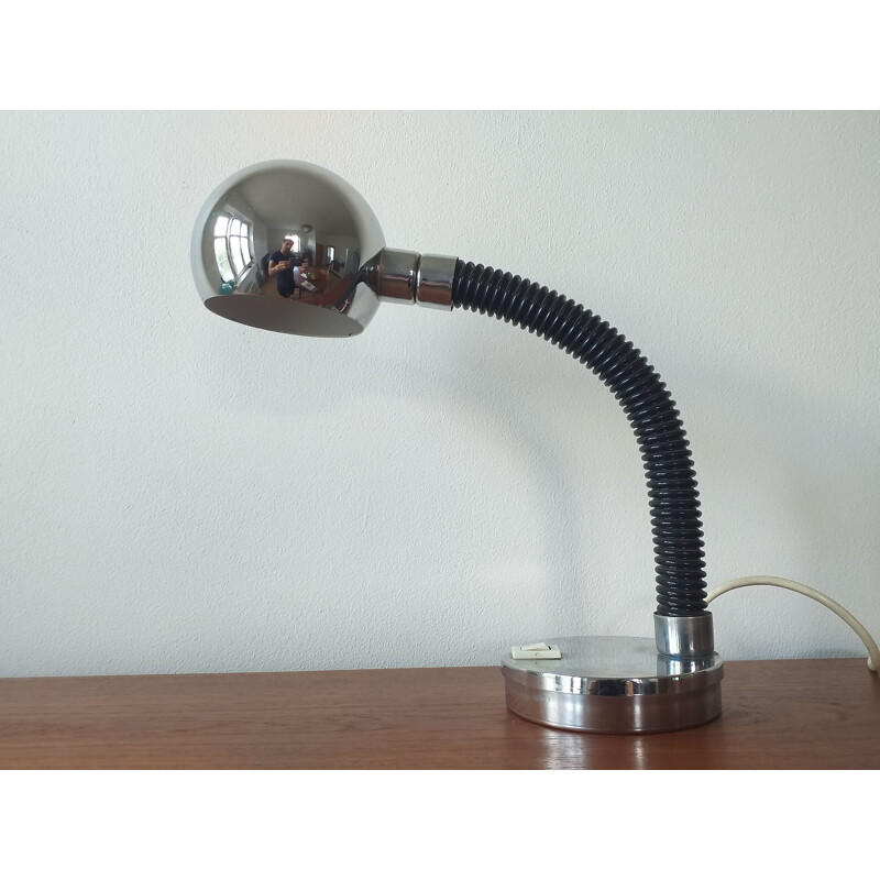 Mid Century Table Lamp Elbow Targetti Sankey Italy 1970s