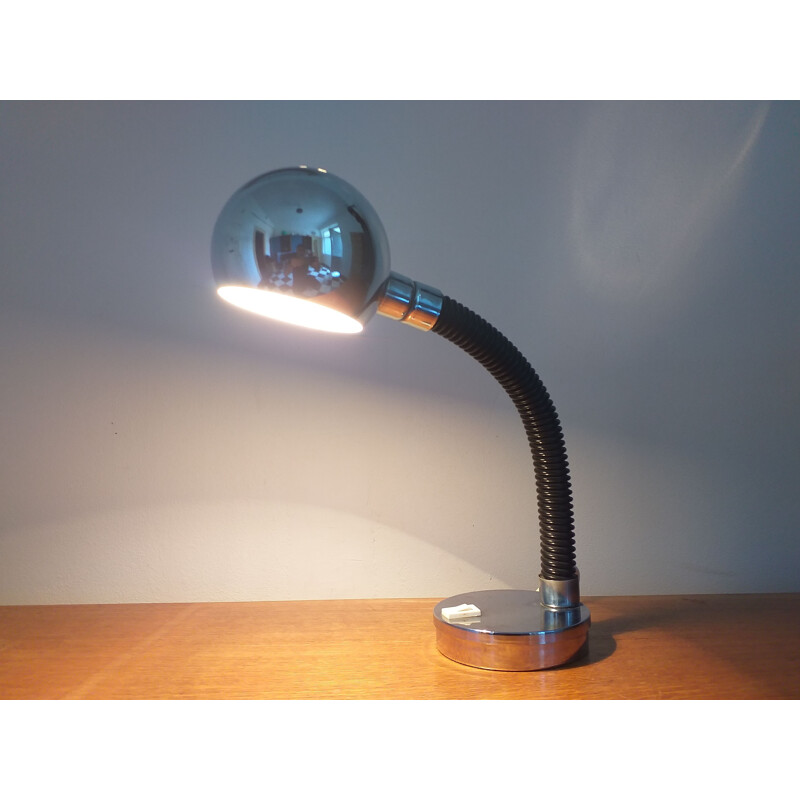 Mid Century Table Lamp Elbow Targetti Sankey Italy 1970s