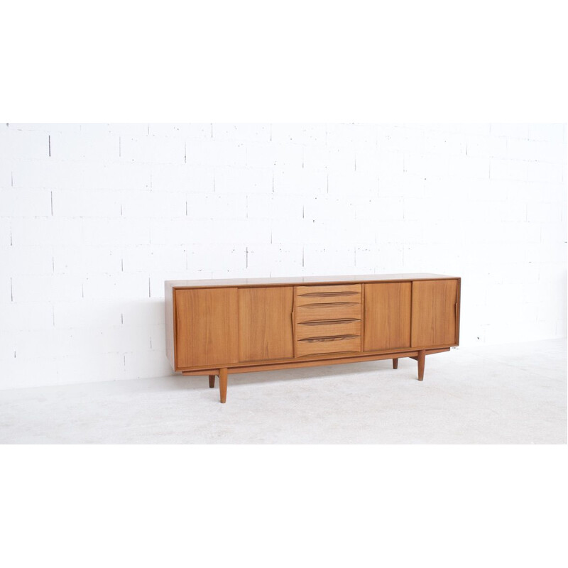 Vintage teak sideboard by Arne Vodder for Skovby 1960s