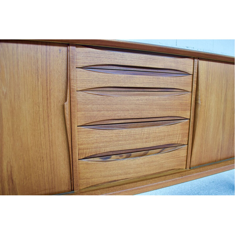 Vintage teak sideboard by Arne Vodder for Skovby 1960s