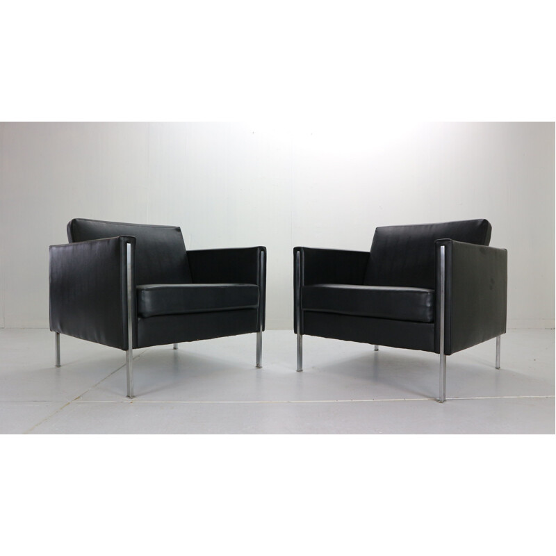Pair of vintage Club chairs "442" by Pierre Paulin for Artifort. 1962
