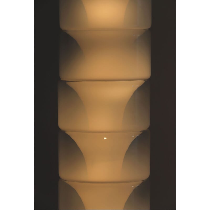 Lampadaire vintage LT316 en verre de Murano par l'artiste Carlo Nason pour Mazzega