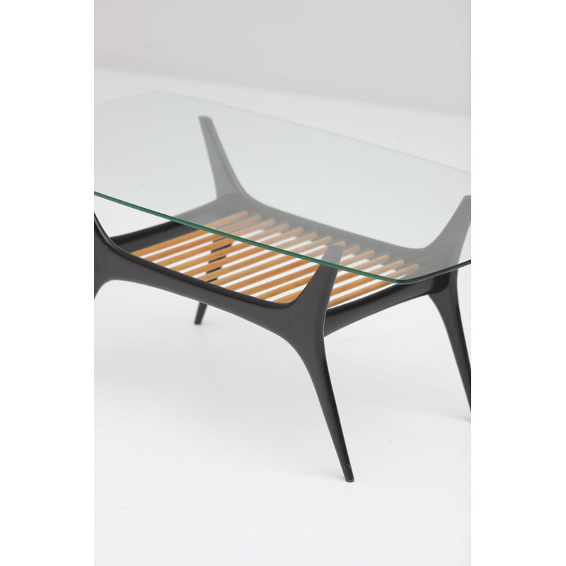 Mid century coffee table designed by Alfred Hendrickx for Belform 1958