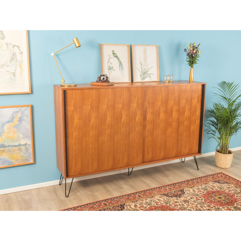 Vintage Highboard cherry Germany 1950Ss