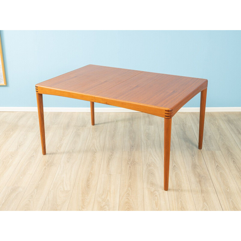 Vintage teak dining table  by H.W. Klein for Bramin 1960s