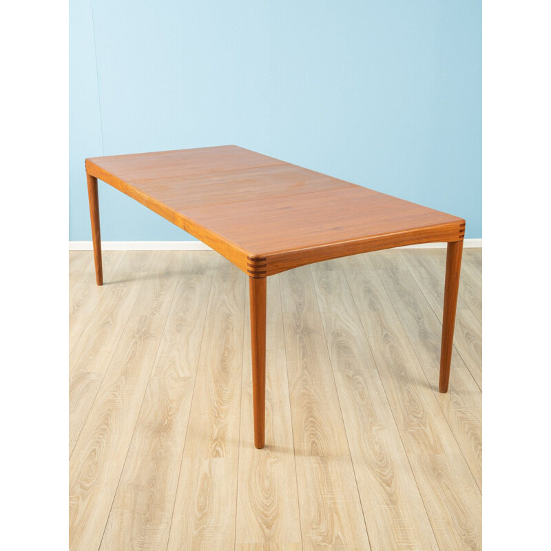 Vintage teak dining table  by H.W. Klein for Bramin 1960s