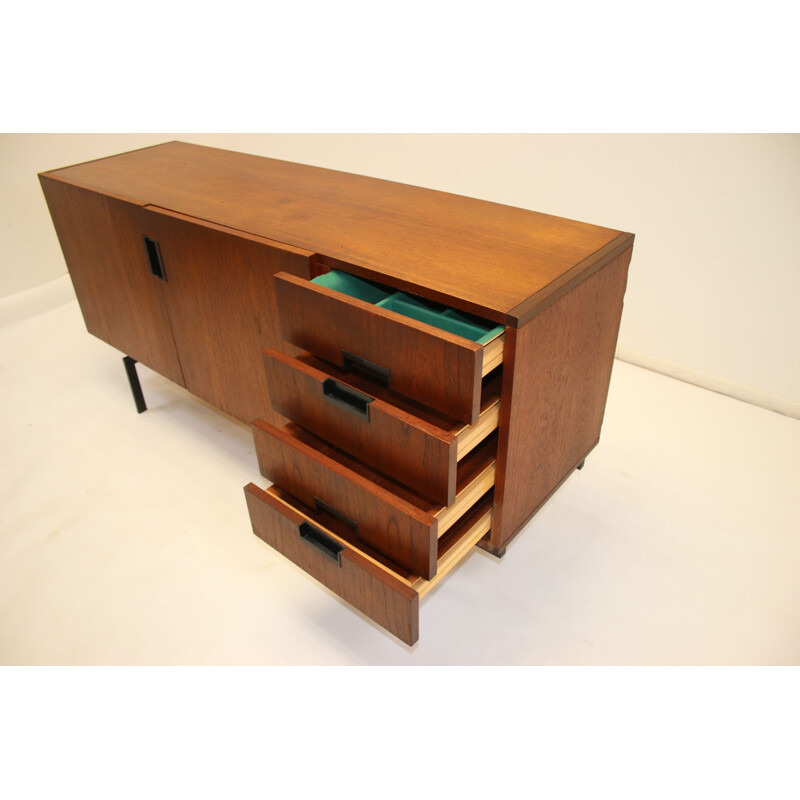 Vintage Pastoe sideboard model DUO4 japanese series by Cees Braakman 1950s