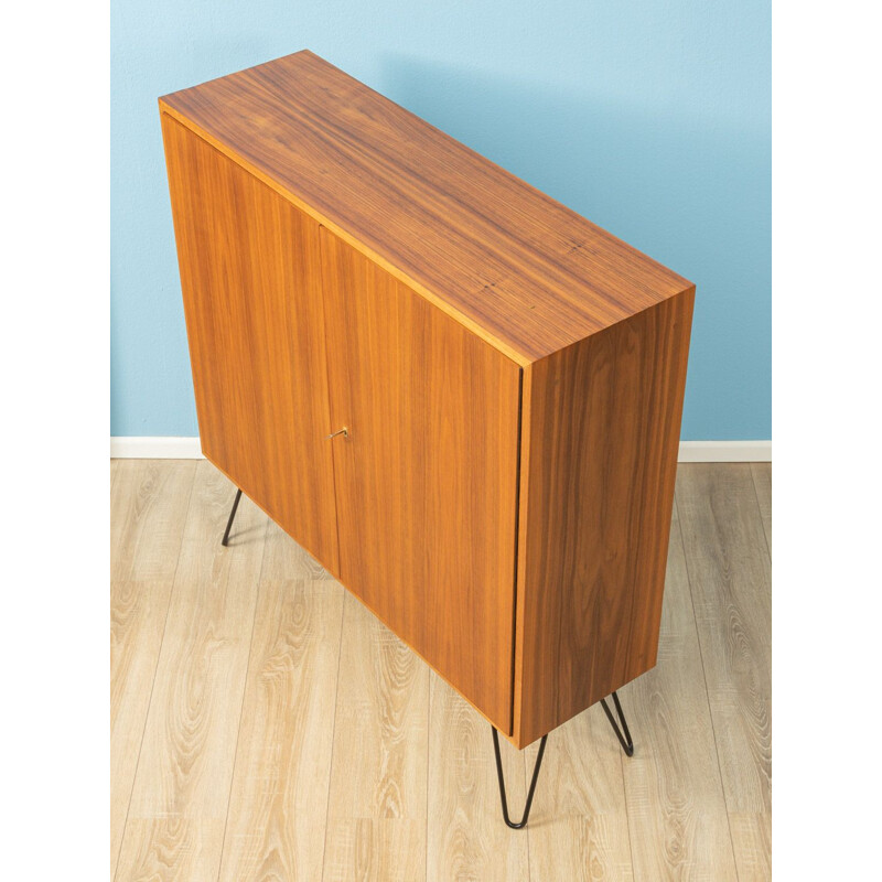 Vintage Shoe cabinet Oldenburger Möbelwerkstätten walnut Germany 1960s