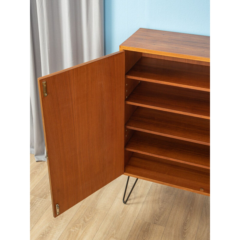 Vintage Shoe cabinet Oldenburger Möbelwerkstätten walnut Germany 1960s