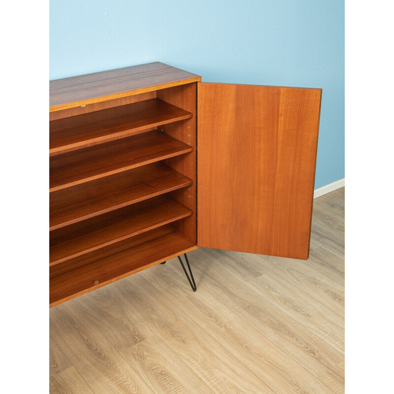 Vintage Shoe cabinet Oldenburger Möbelwerkstätten walnut Germany 1960s