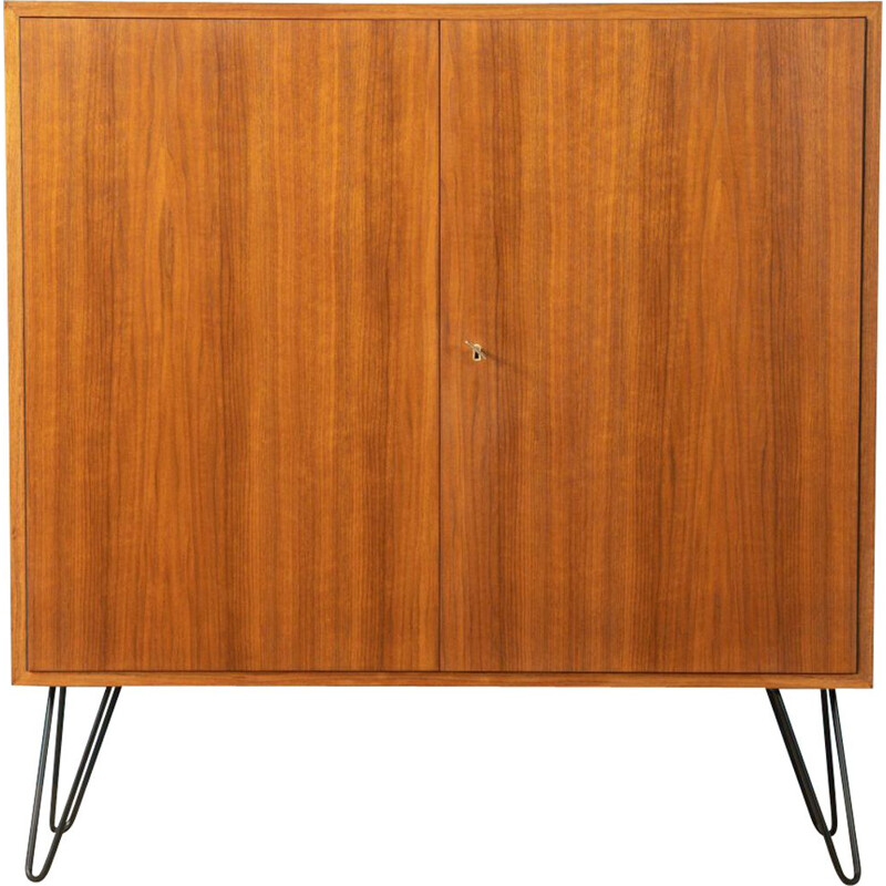 Vintage Shoe cabinet Oldenburger Möbelwerkstätten walnut Germany 1960s