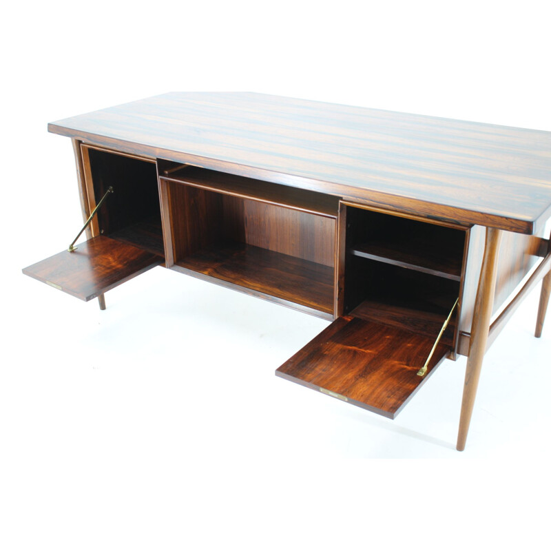 Vintage Writing Desk,Free Standing in rosewood by Arne Vodder, Denmark, 1960