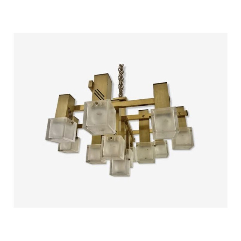 Vintage chandelier from Sciolari 1970