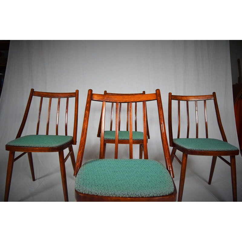 Set of 4 vintage Dining Chairs by Antonín Šuman 1966s
