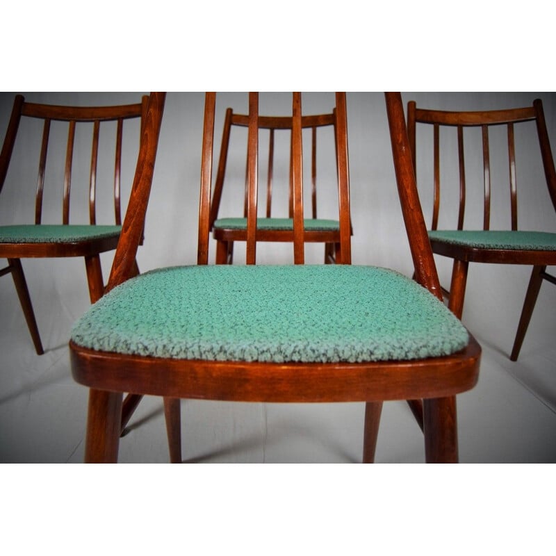 Set of 4 vintage Dining Chairs by Antonín Šuman 1966s