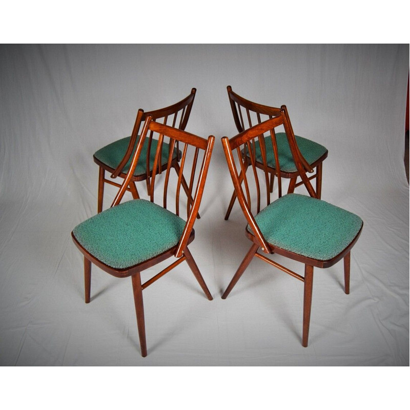 Set of 4 vintage Dining Chairs by Antonín Šuman 1966s