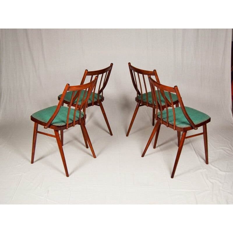 Set of 4 vintage Dining Chairs by Antonín Šuman 1966s