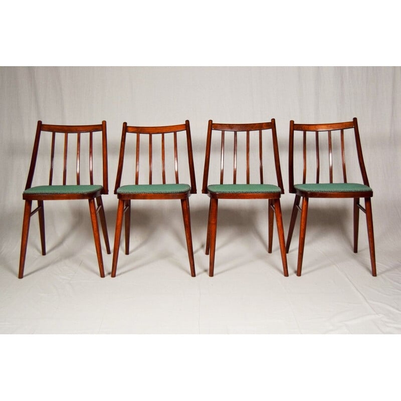 Set of 4 vintage Dining Chairs by Antonín Šuman 1966s