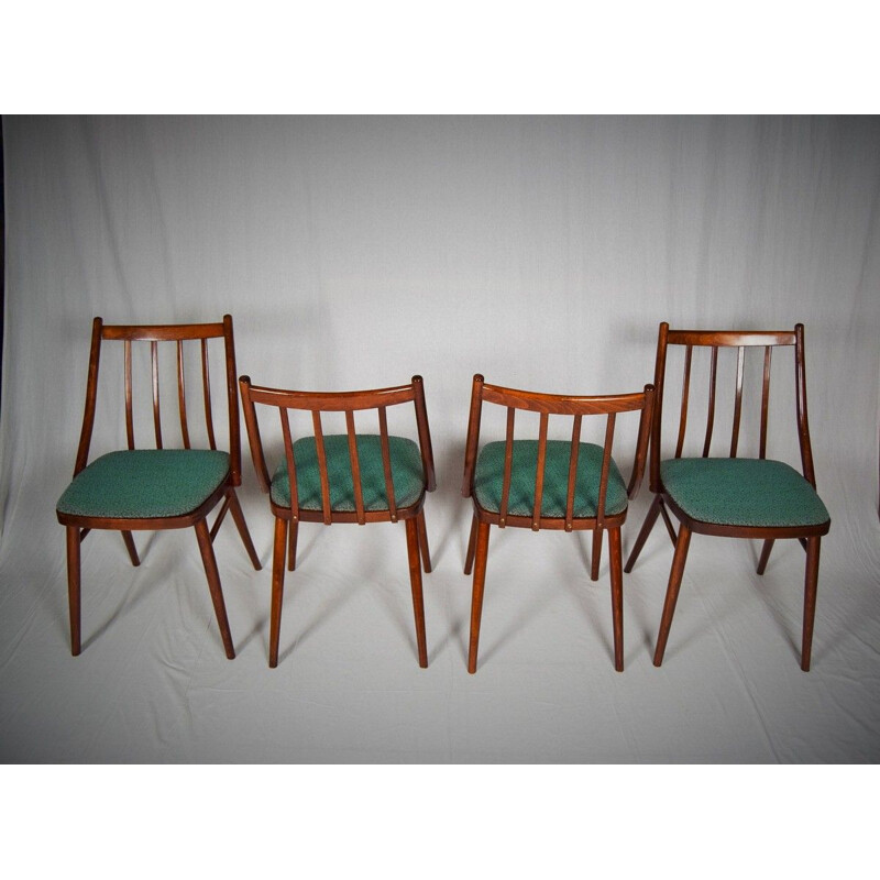 Set of 4 vintage Dining Chairs by Antonín Šuman 1966s