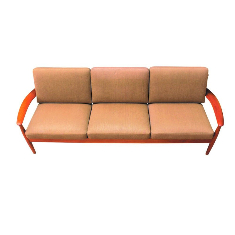 Vintage Teak Sofa by Grete Jalk for France & Son, Danish 1963