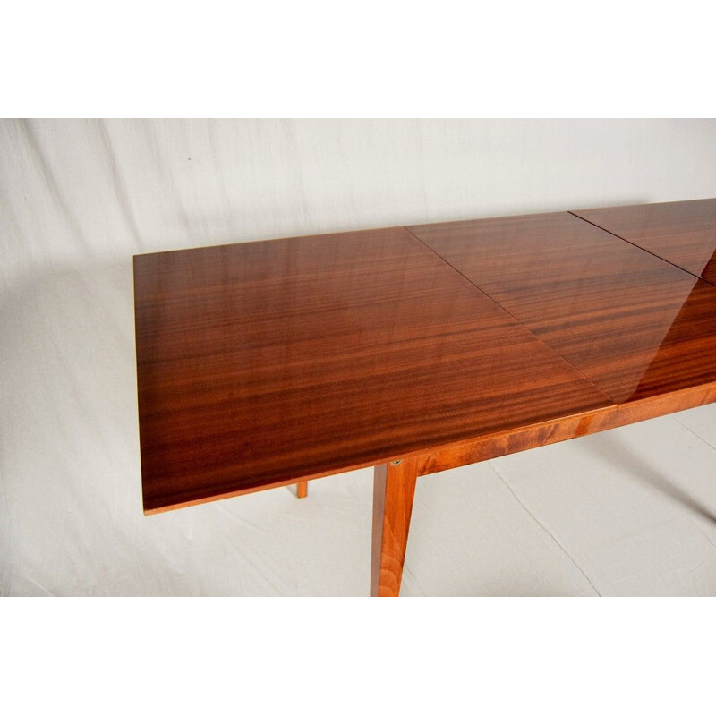 Mid Century Expandable Dining Table Czechoslovakia, 1960