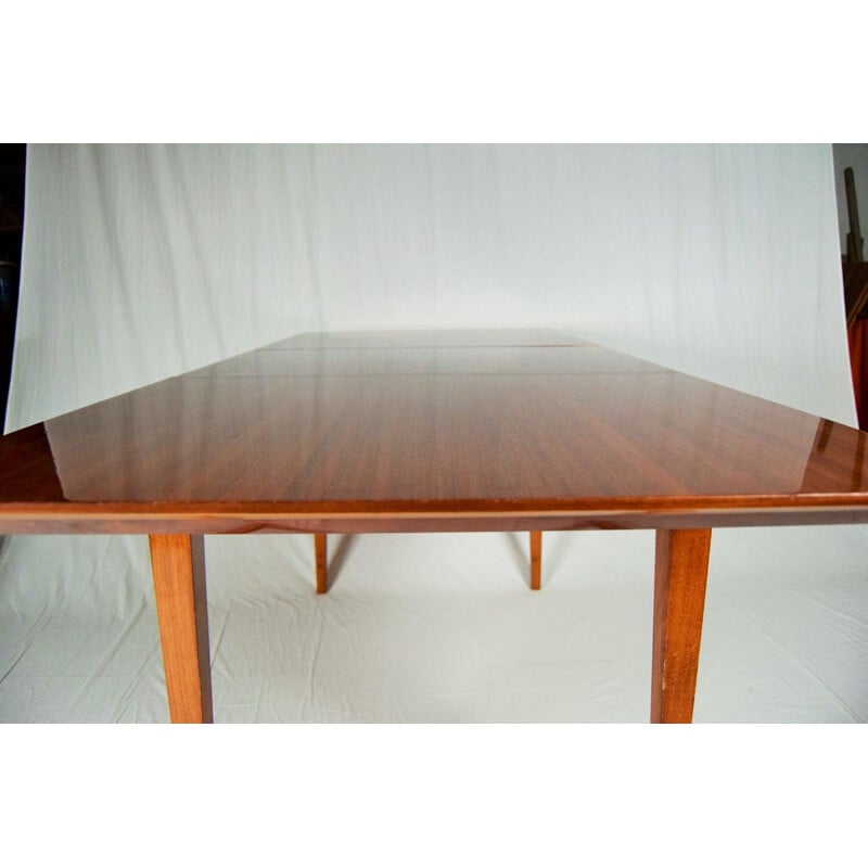 Mid Century Expandable Dining Table Czechoslovakia, 1960