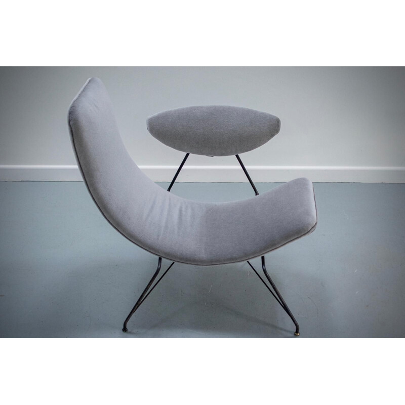 Fauteuil Reversivel vintage par Martin Eisler, Brésil, 1950