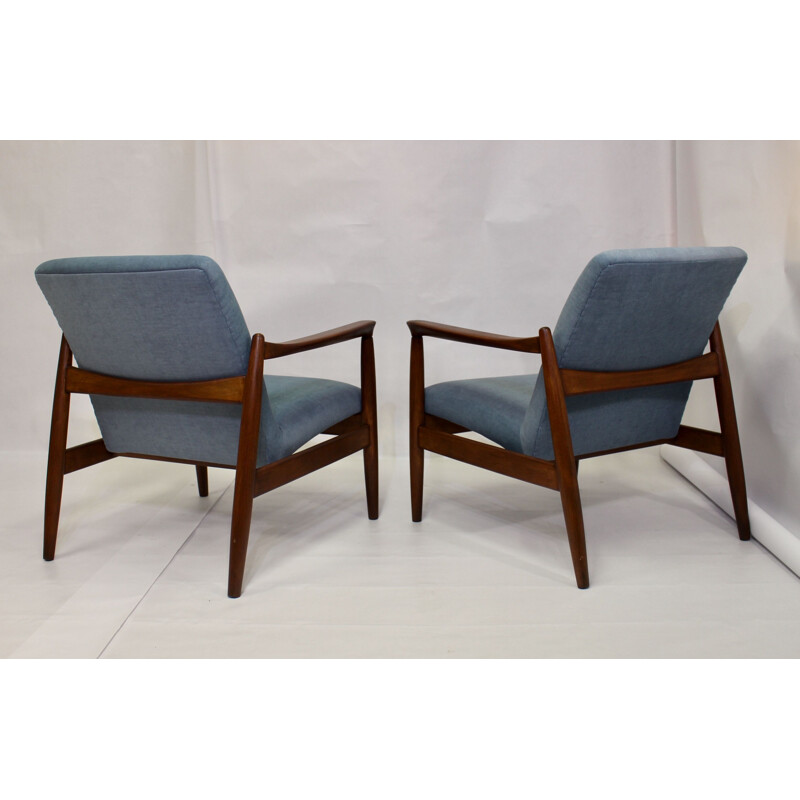Paire de fauteuils vintage GFM-142 par Edmund Homa 1960