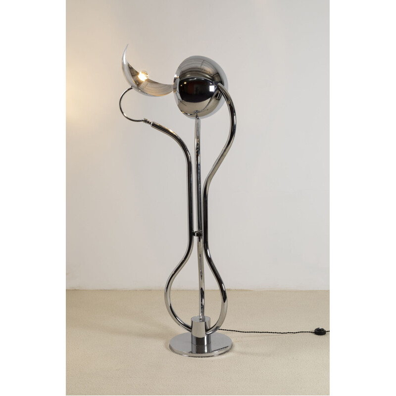 Vintage floor lamp by Adalberto Dal Lago Italy 1970