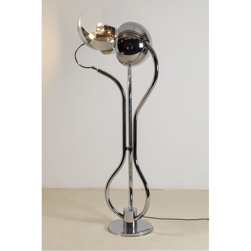 Vintage floor lamp by Adalberto Dal Lago Italy 1970