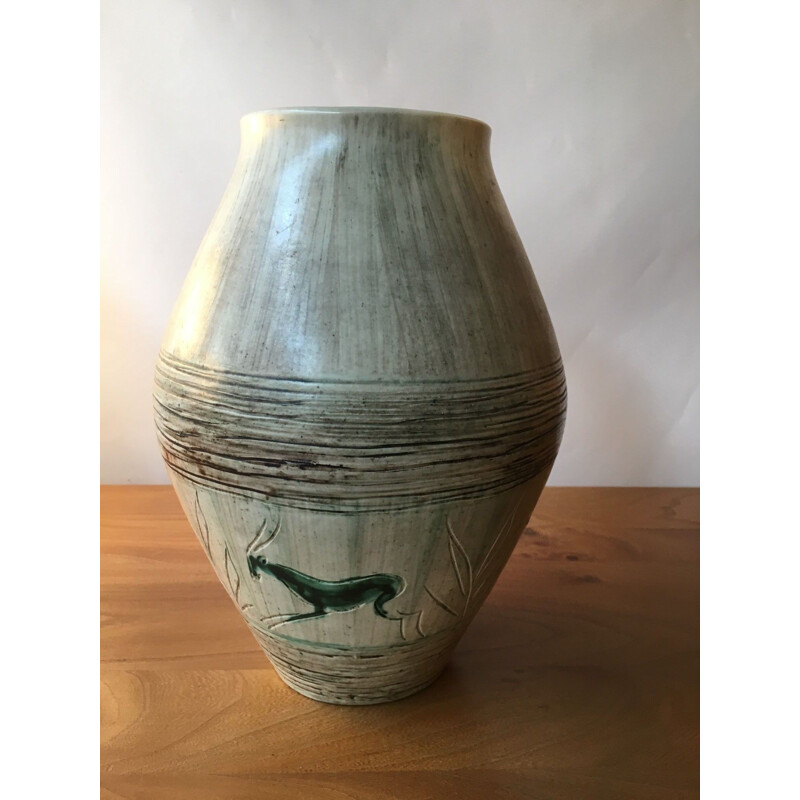 Vintage-Vase aus Keramik von Yoal, 1950