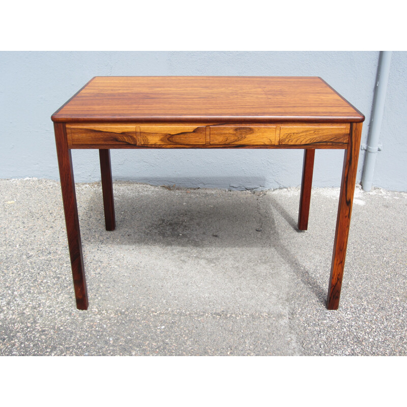 Vintage scandinavian rosewood side table by Yngvar Sandström