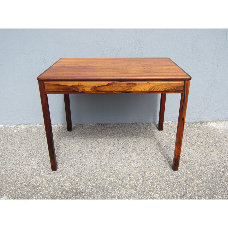 Vintage scandinavian rosewood side table by Yngvar Sandström