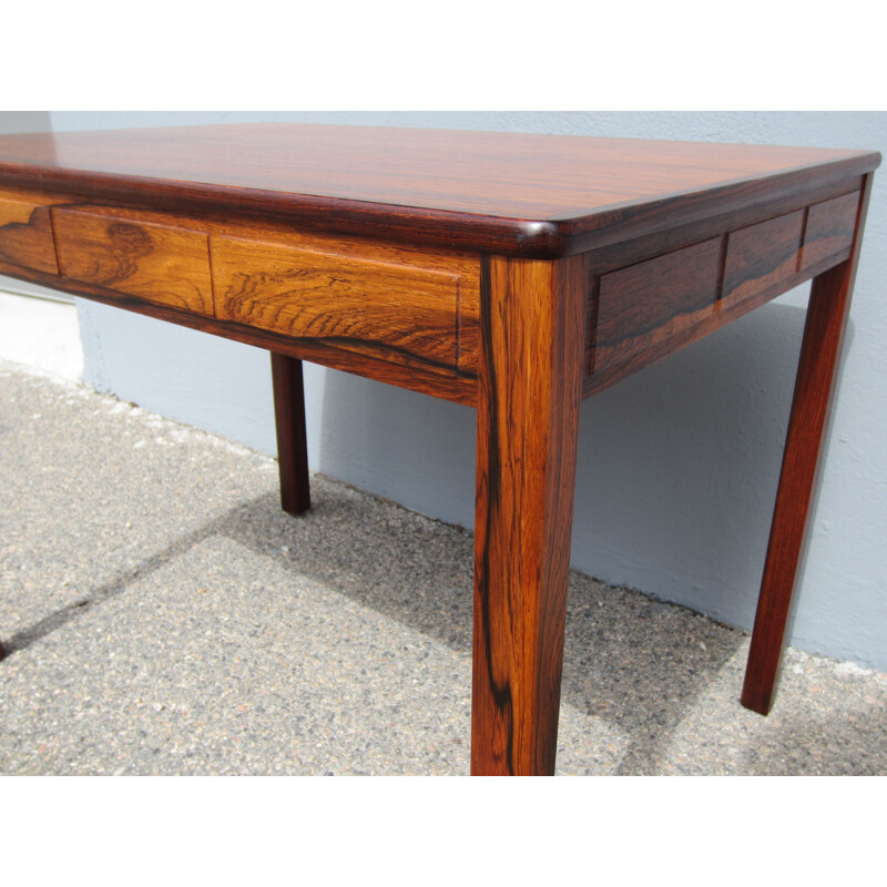 Vintage scandinavian rosewood side table by Yngvar Sandström