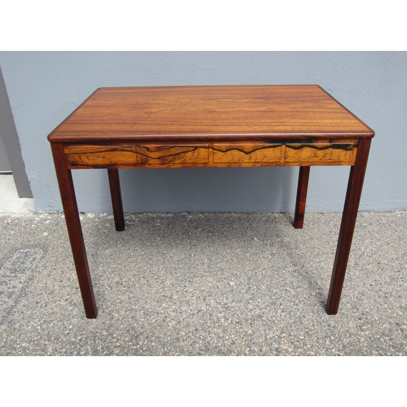 Vintage scandinavian rosewood side table by Yngvar Sandström