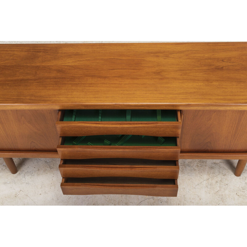 Vintage sideboard in Teak from H.P. Hansen Danish 1950