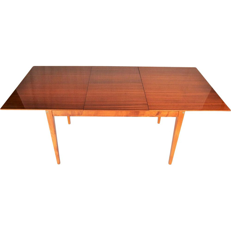 Table à manger extensible vintage Tchécoslovaquie, 1960