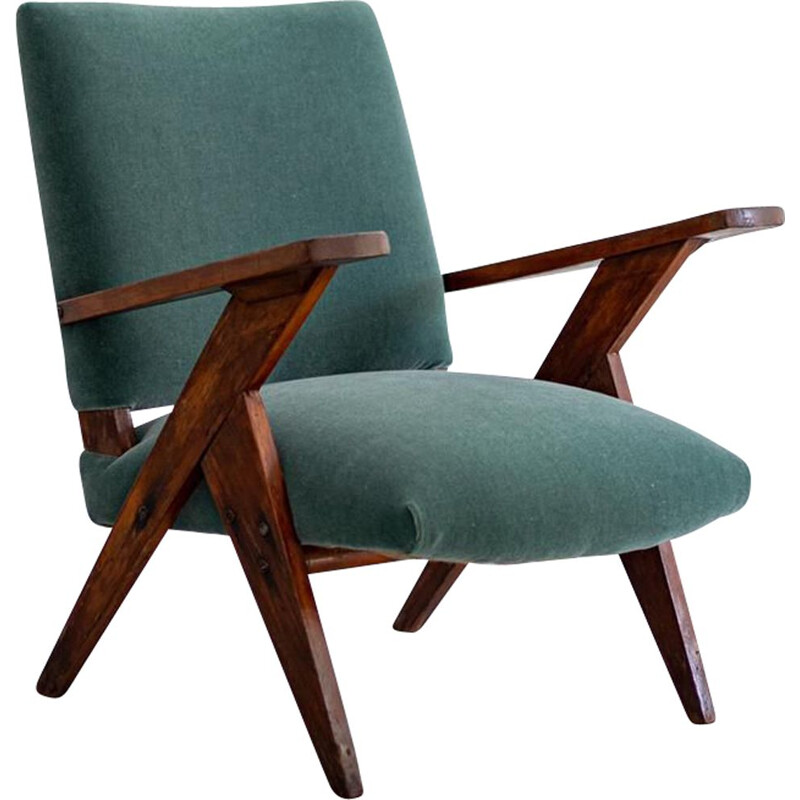 Midcentury Armchair  "Model Z" by Jose Zanine Caldas, Brazil 1950s