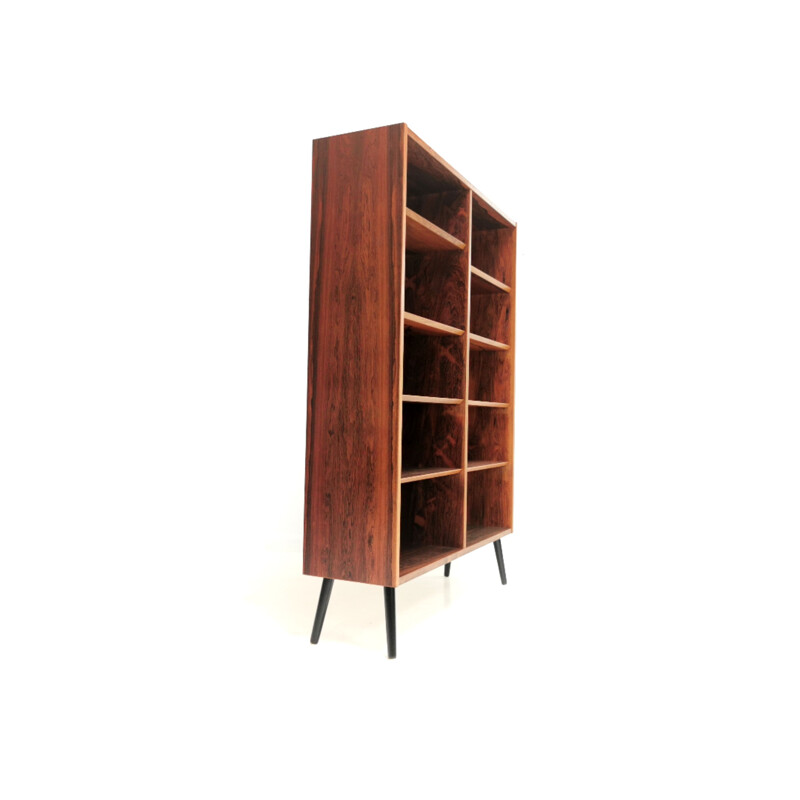 Vintage Hundevad Bookcase Rosewood  Unit Danish 1970s