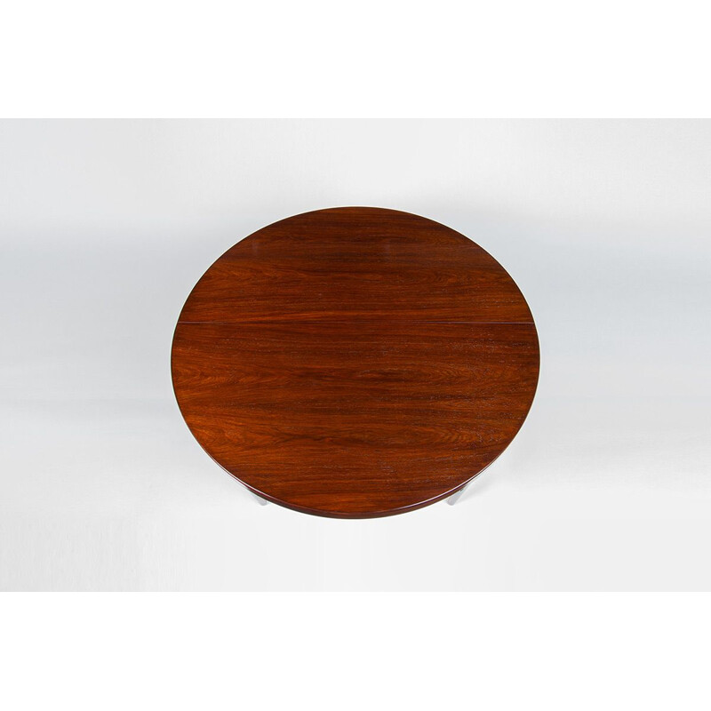 Vintage Dining Table Rosewood by Kai Kristiansen, Danish 1950s