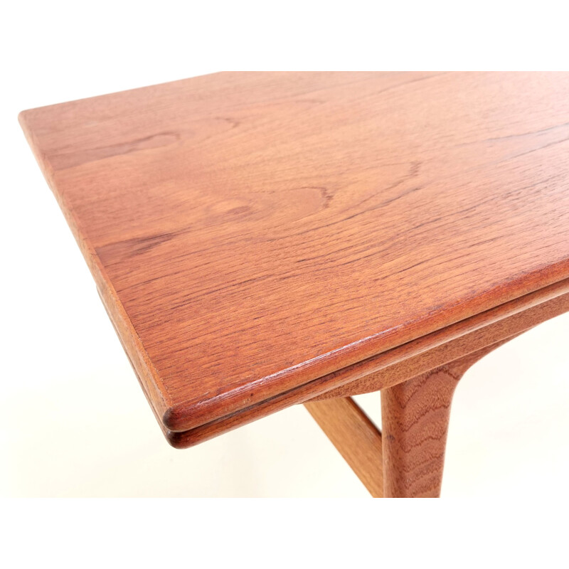 Mid Century Trioh Teak Metamorphic Dining Coffee Table Danish 1960s